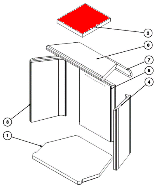 Attika Rondo 92 røgvenderplade oven