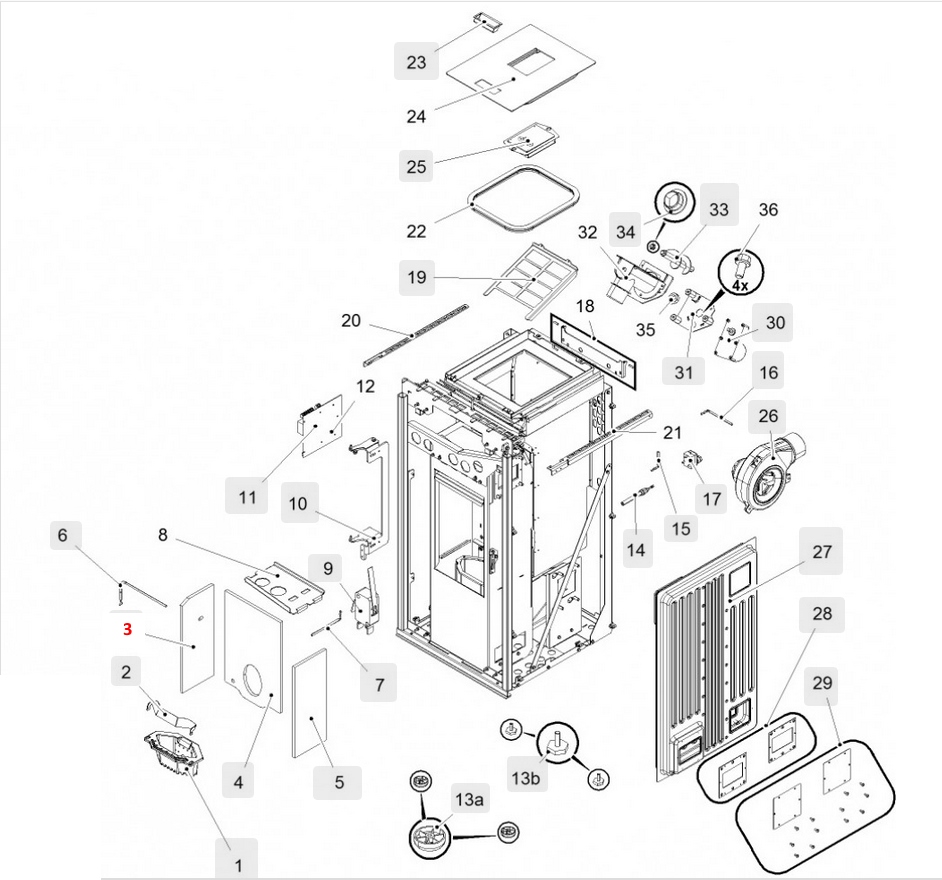Haas-Sohn HSP 6 Premium 521.08 sidesten venstre