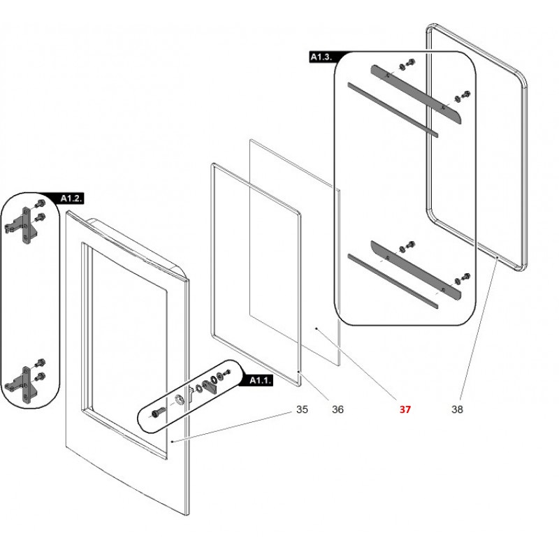 Haas-Sohn Pelletto III 434.08 glas