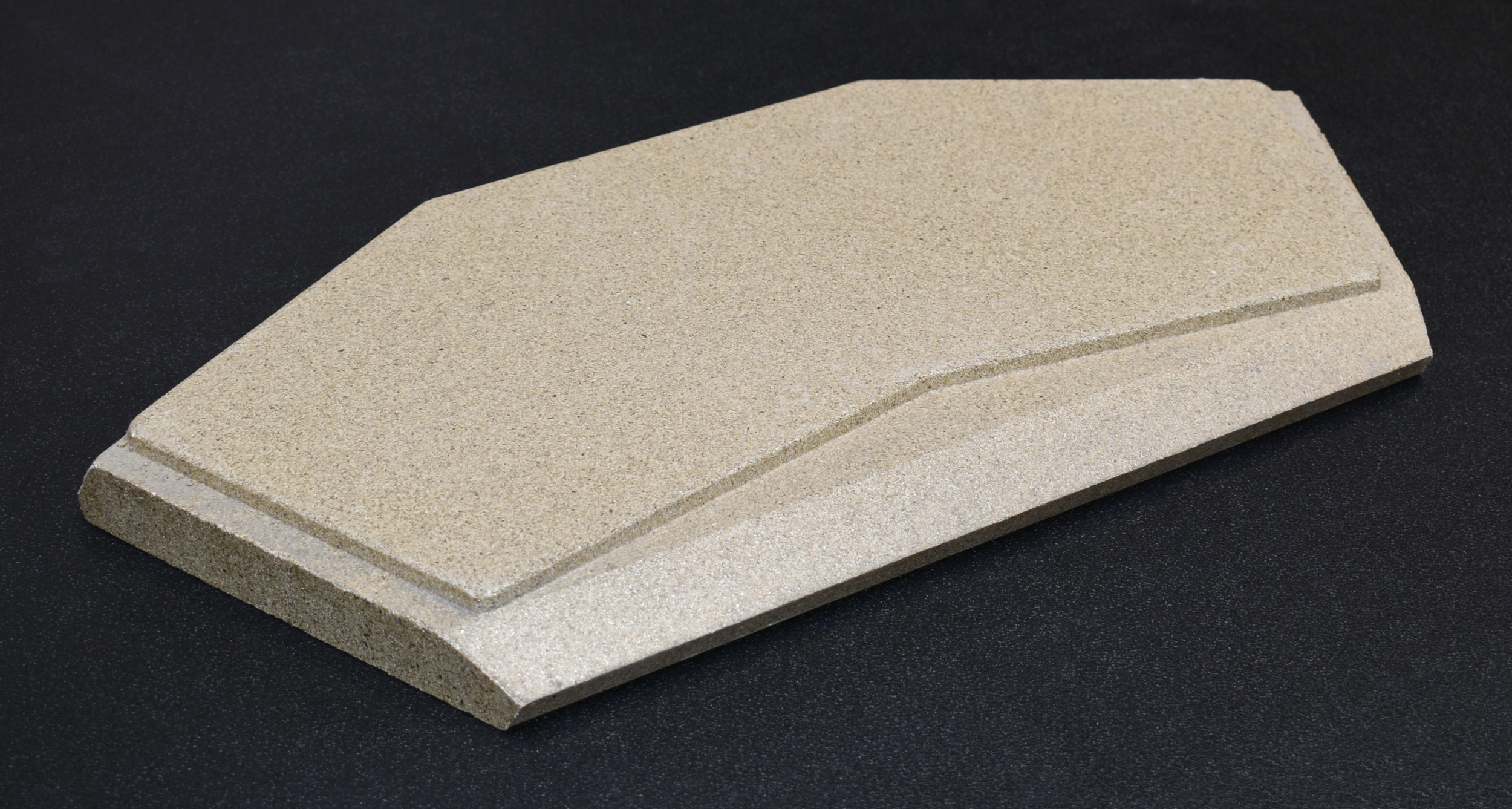 Spartherm Prismo 770 x 572 røgvenderplade