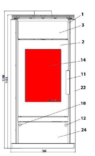 Haas+Sohn Husum 206.15 verre
