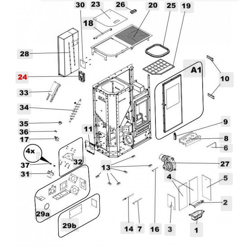 Haas-Sohn HSP 8 Home 445.08 betjeningsenhed