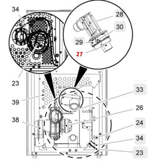 Haas-Sohn HSP 2.17 Premium II sneglmotor