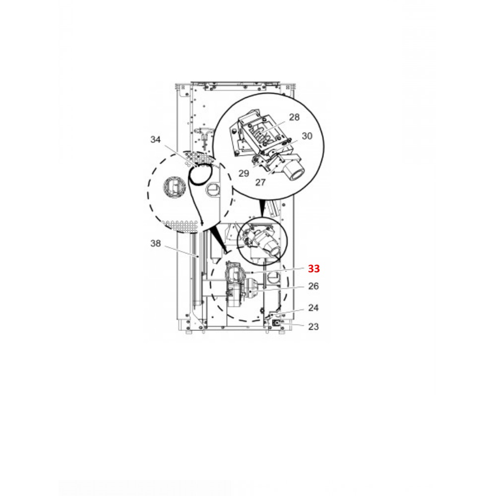 Haas+Sohn Pelletto 417.08 thermocouple capteur