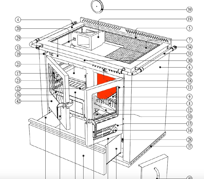 Wamsler K135F/A sidesten