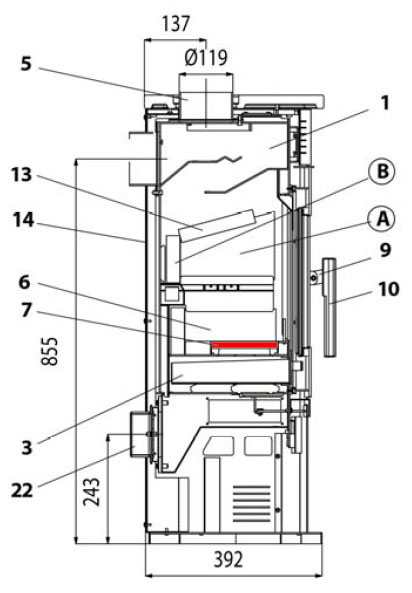 Haas+Sohn Javus 201.14 grille tournante