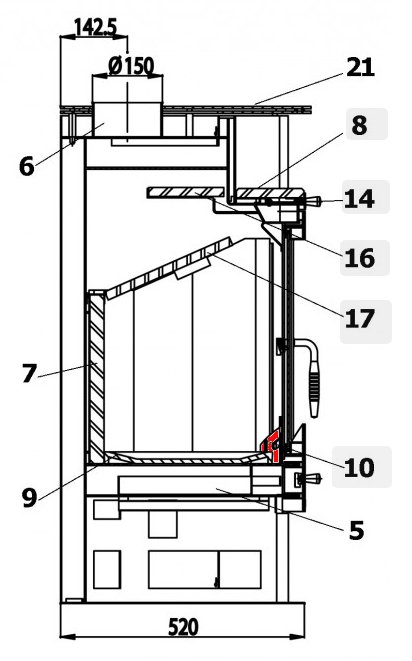 Haas+Sohn Siena 277.17 Stehrost