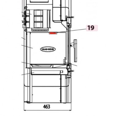 Haas+Sohn I 2060 Seitenstein Halterung Halter