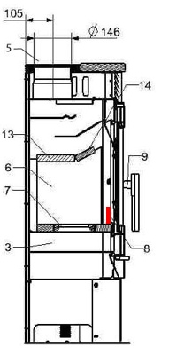 Haas-Sohn Aversa 307.15 stående rist