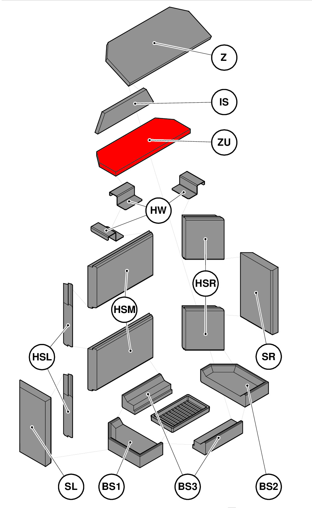 Haas-Sohn Komfort III 180.18 røgvenderplade nede