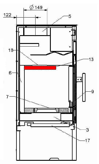 Haas-Sohn Pico 286.12 røgvenderplade