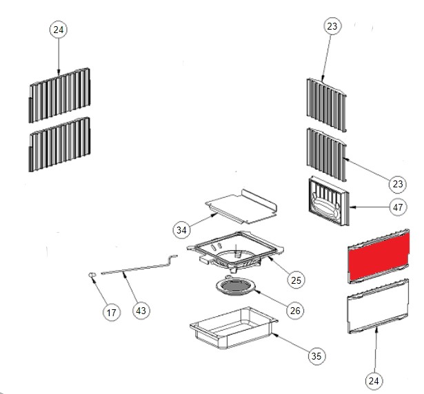 La Nordica Gemma Forno sideplade højre oven B