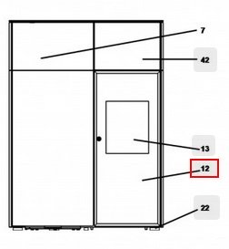 Haas+Sohn Catania RLU 441.08 Sichtscheibe außen