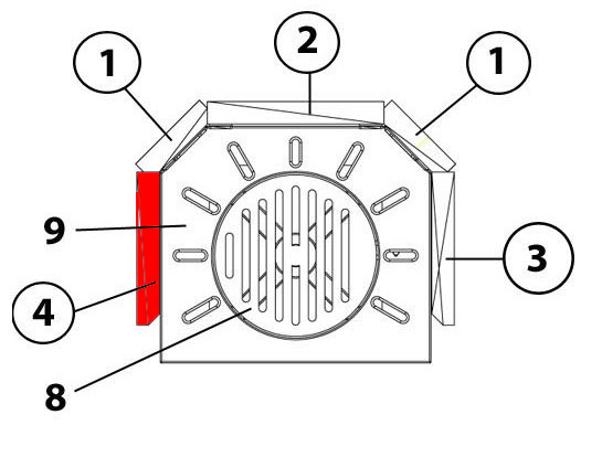 Haas+Sohn I 3020 Pierre de paroi côté à gauche à l’avant