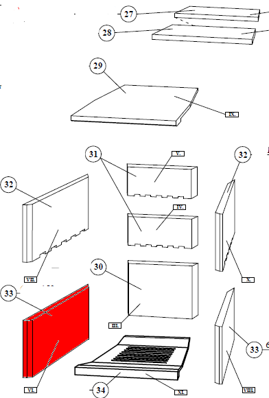 Fireplace Denver sidesten venstre nede
