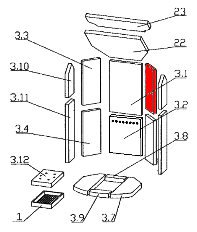 Oranier Arktis 8 sidesten højre bagved oven B