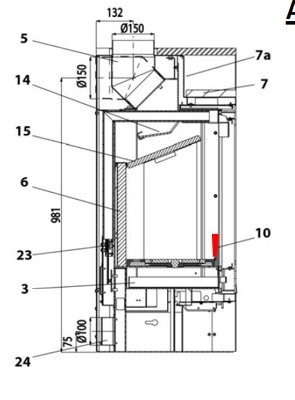 Haas-Sohn Bilbao 327.15 stående rist