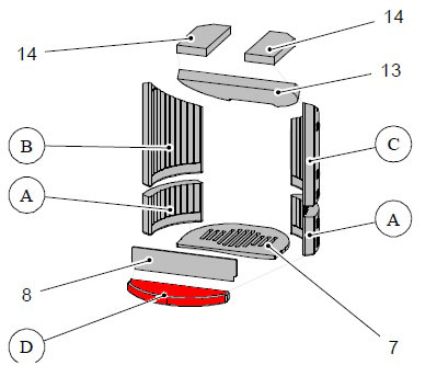 Haas+Sohn Ficus 287.12 Pierre de sole à l’avant