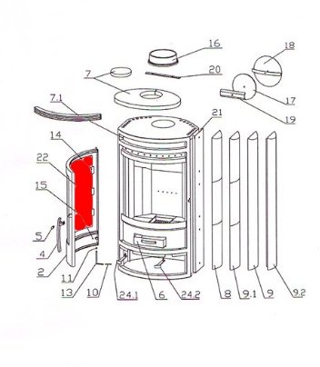 Oranier Arktis 4 glas